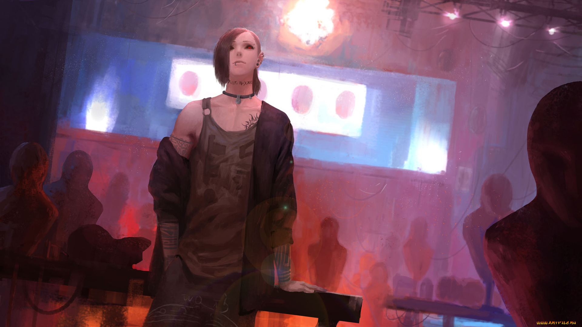 разное, арты, аниме, мастерская, токийский, гуль, парень, арт, ута