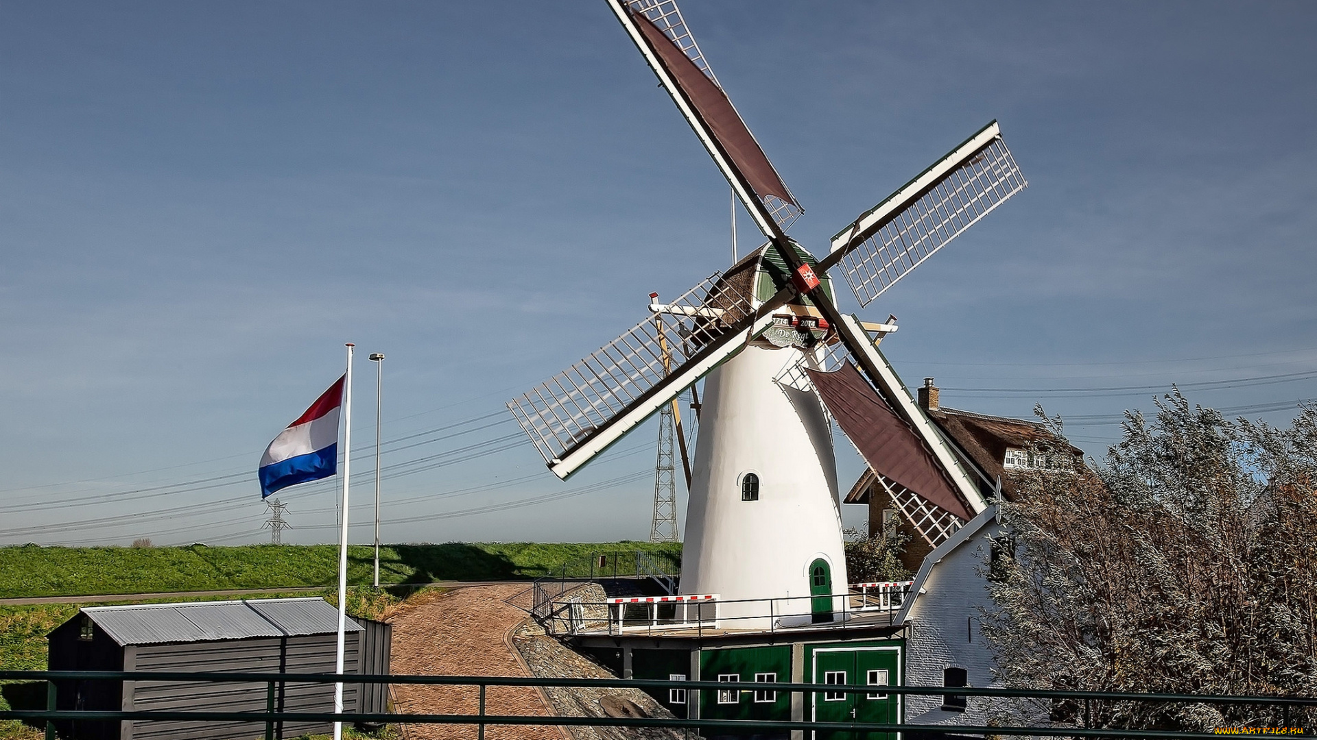 разное, мельницы, ветряк, мельница