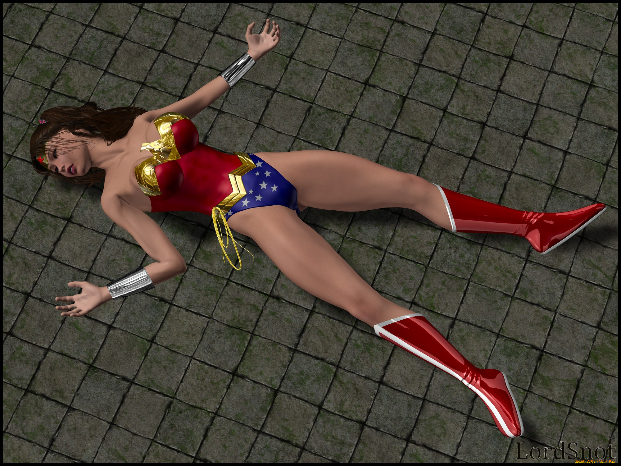 lordsnot, 3д, графика, фантазия, , fantasy, супермен, девушка, фон