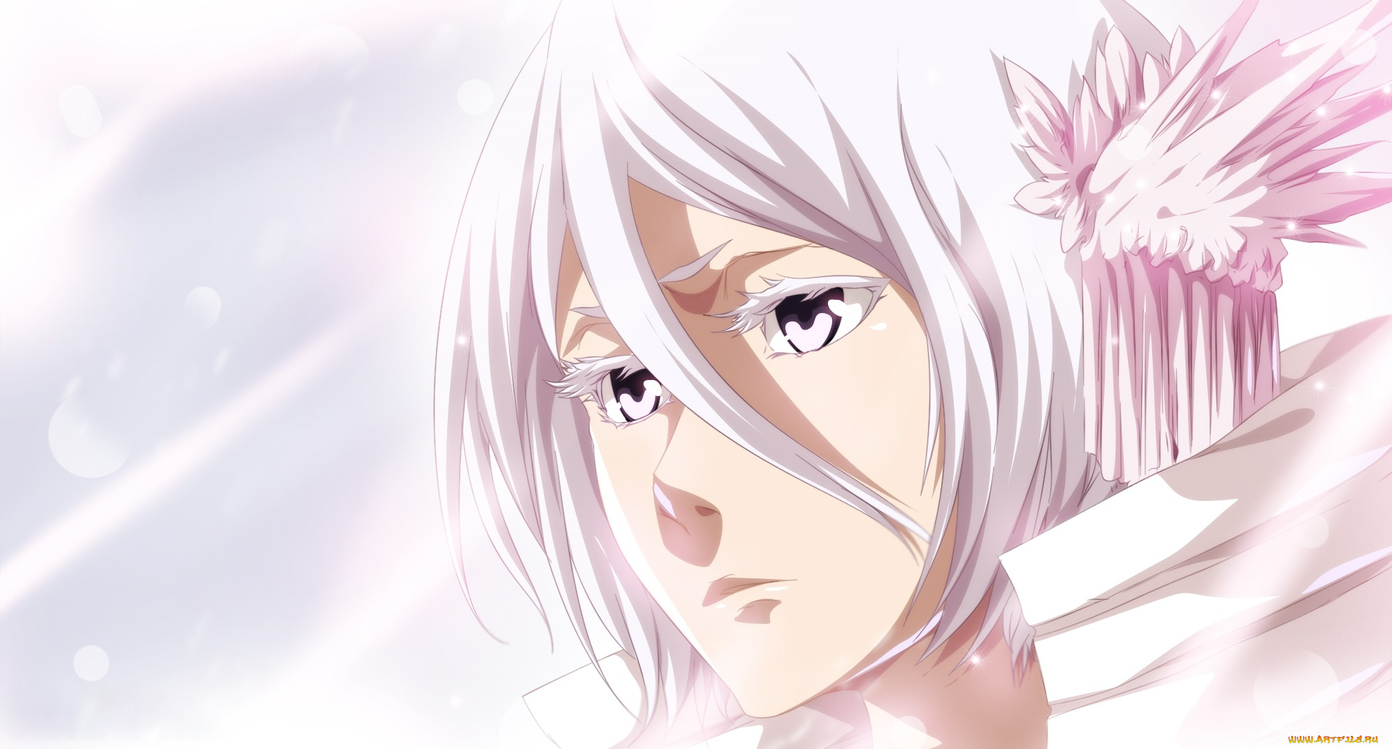 аниме, bleach, блич, взгляд, девушка, арт, kuchiki, rukia