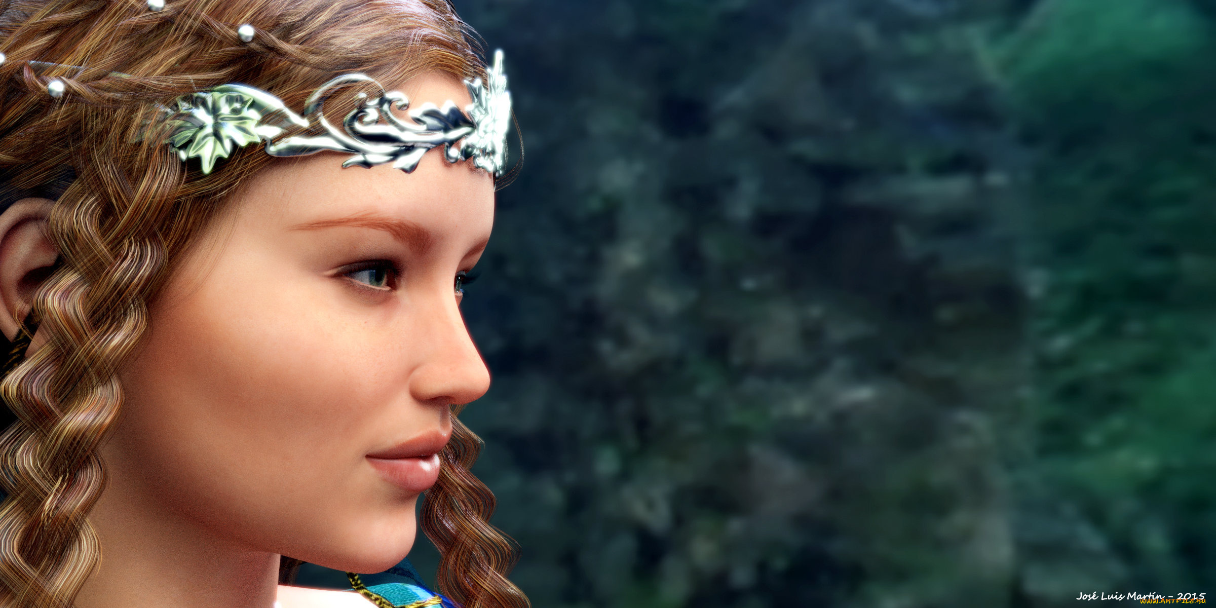 3д, графика, портрет, , portraits, фон, девушка, взгляд