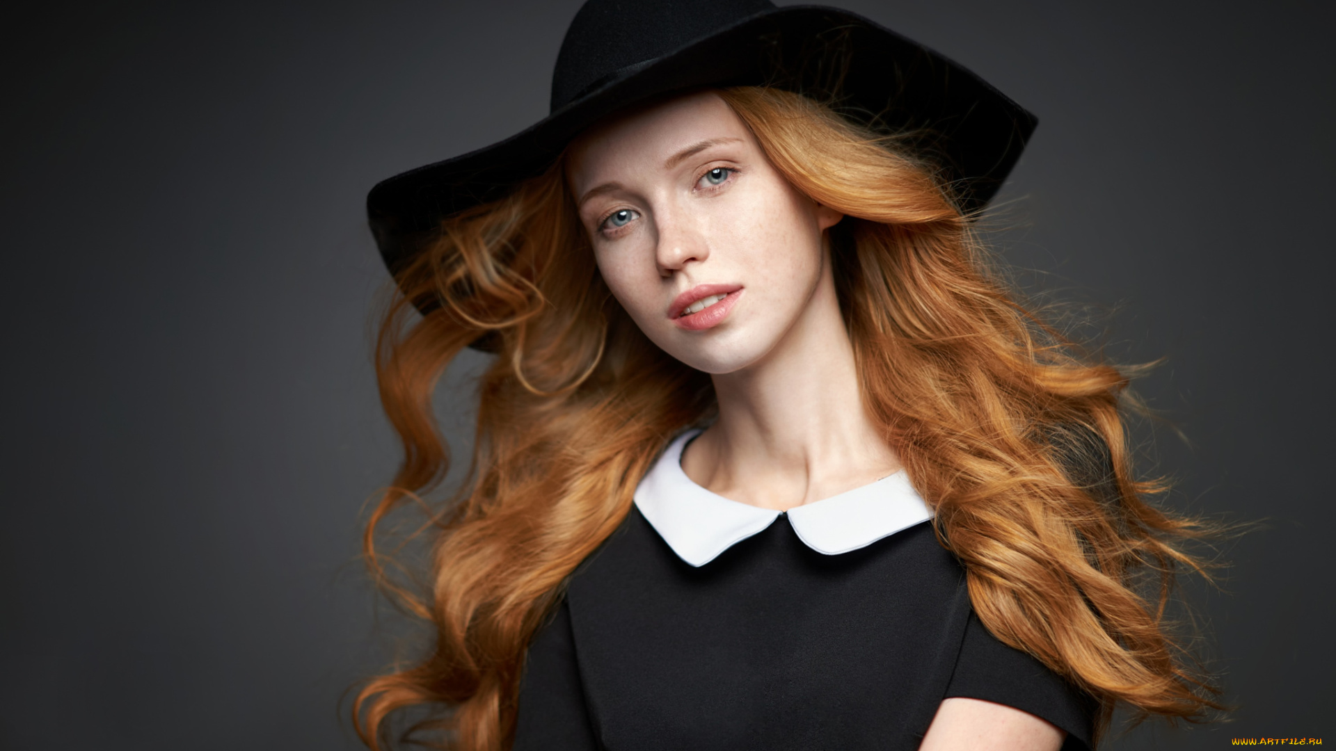 девушки, -unsort, , рыжеволосые, и, другие, портрет, рыжеволосая