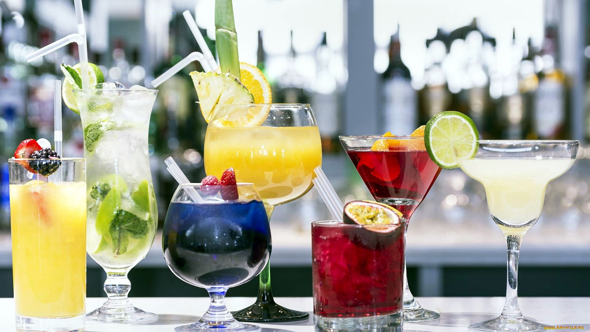 еда, напитки, , коктейль, ягоды, лимон, коктейли, бокалы