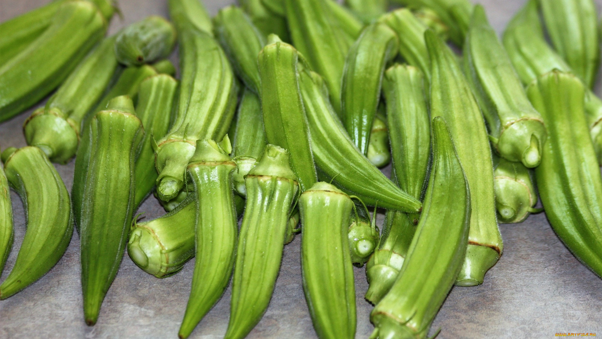 еда, окра, овощ, стручки, бамия