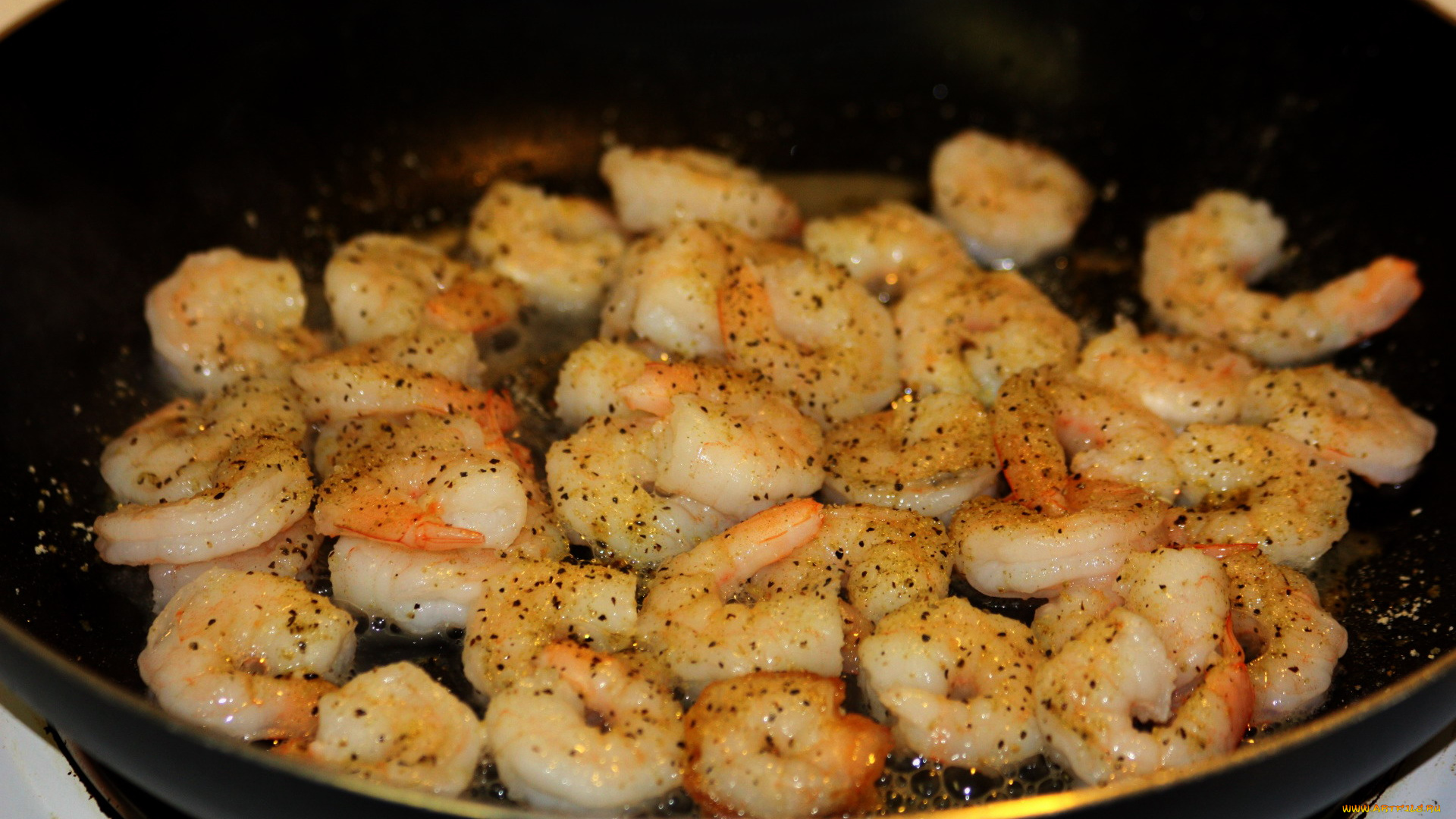 еда, рыбные, блюда, , с, морепродуктами, креветки