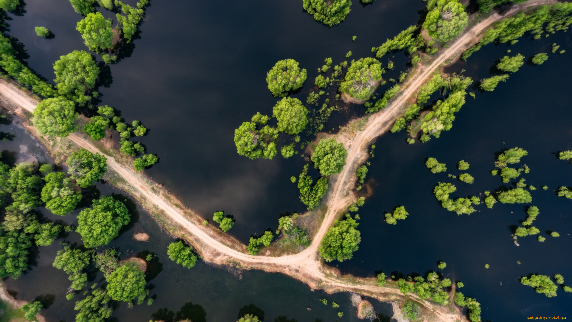 природа, реки, озера, arizona, prescott, united, states