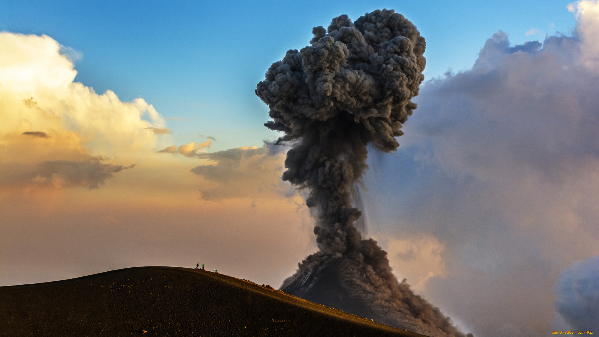 природа, стихия, вулкан