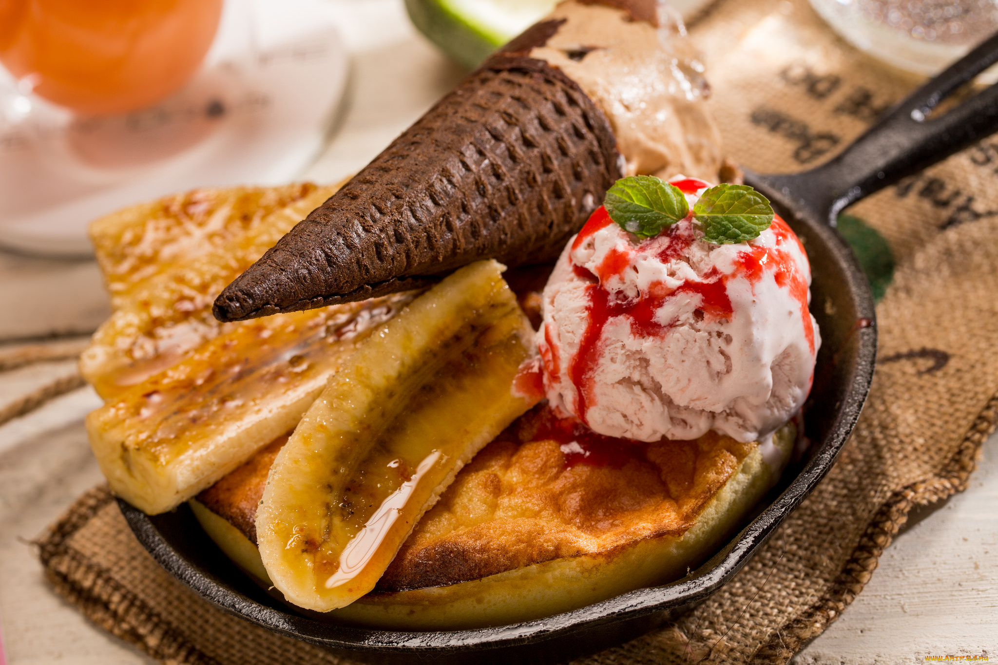 еда, мороженое, , десерты, кухня, китайская