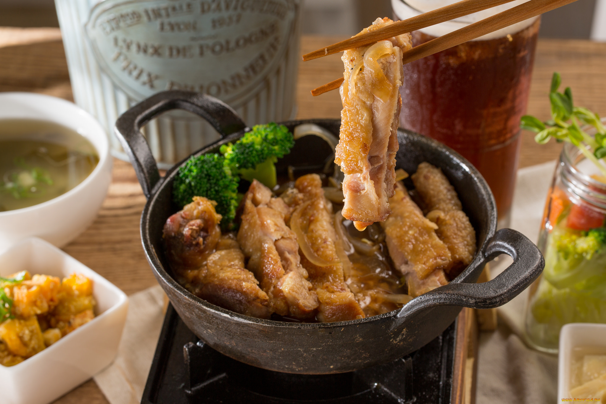 еда, мясные, блюда, кухня, китайская