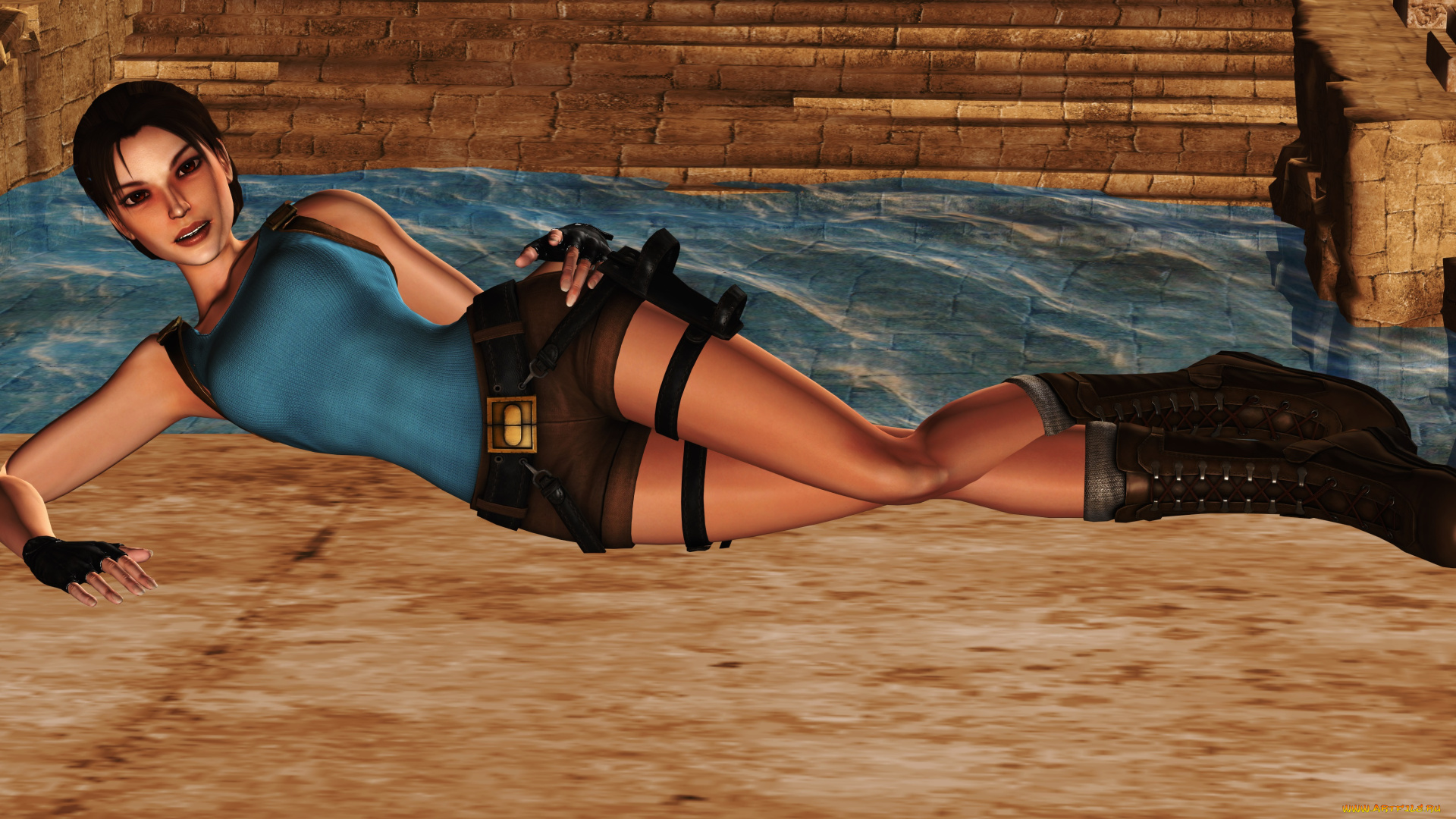 3д, графика, фантазия, , fantasy, взгляд, девушка, фон