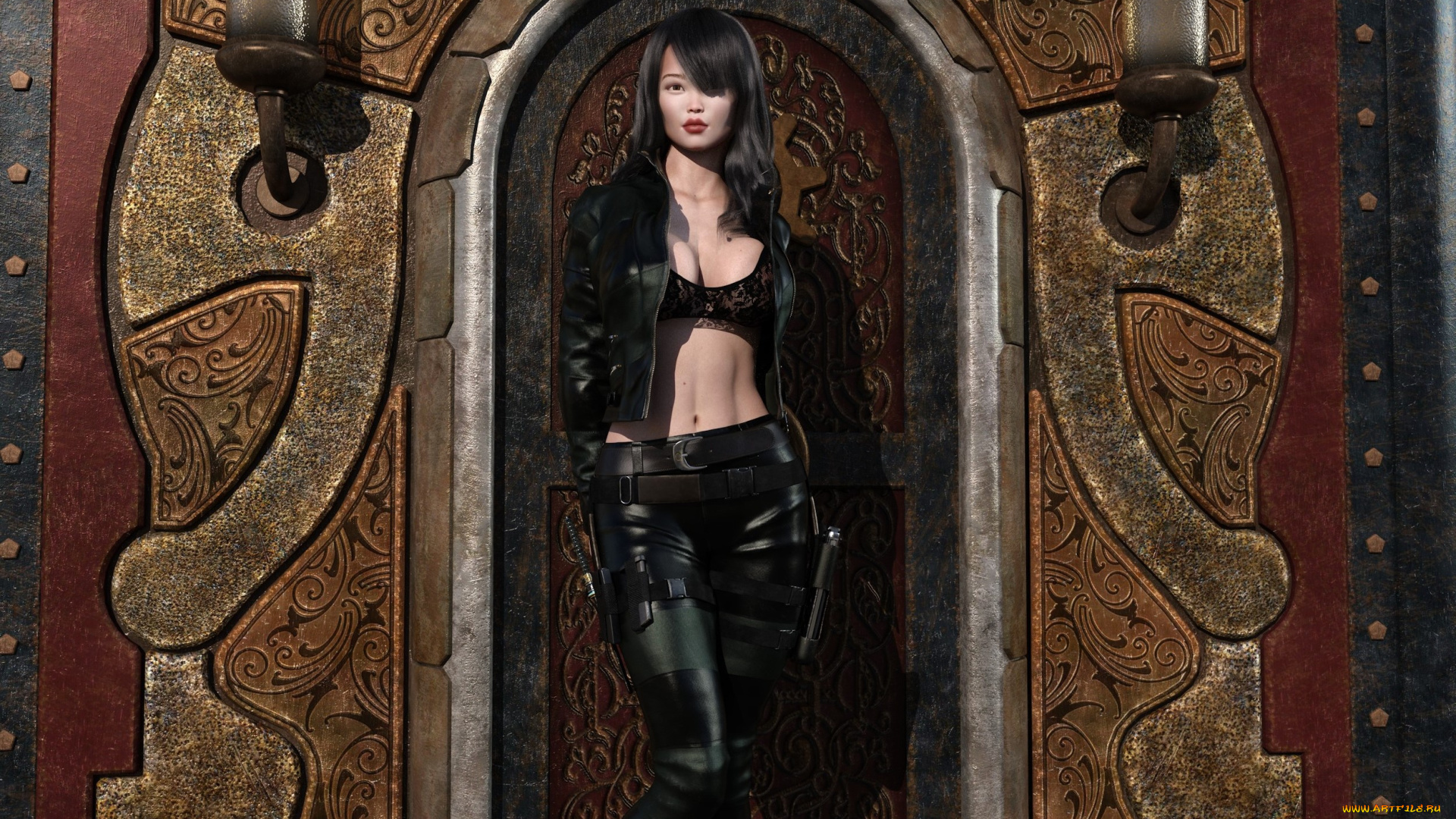 3д, графика, люди, , people, фон, девушка, взгляд