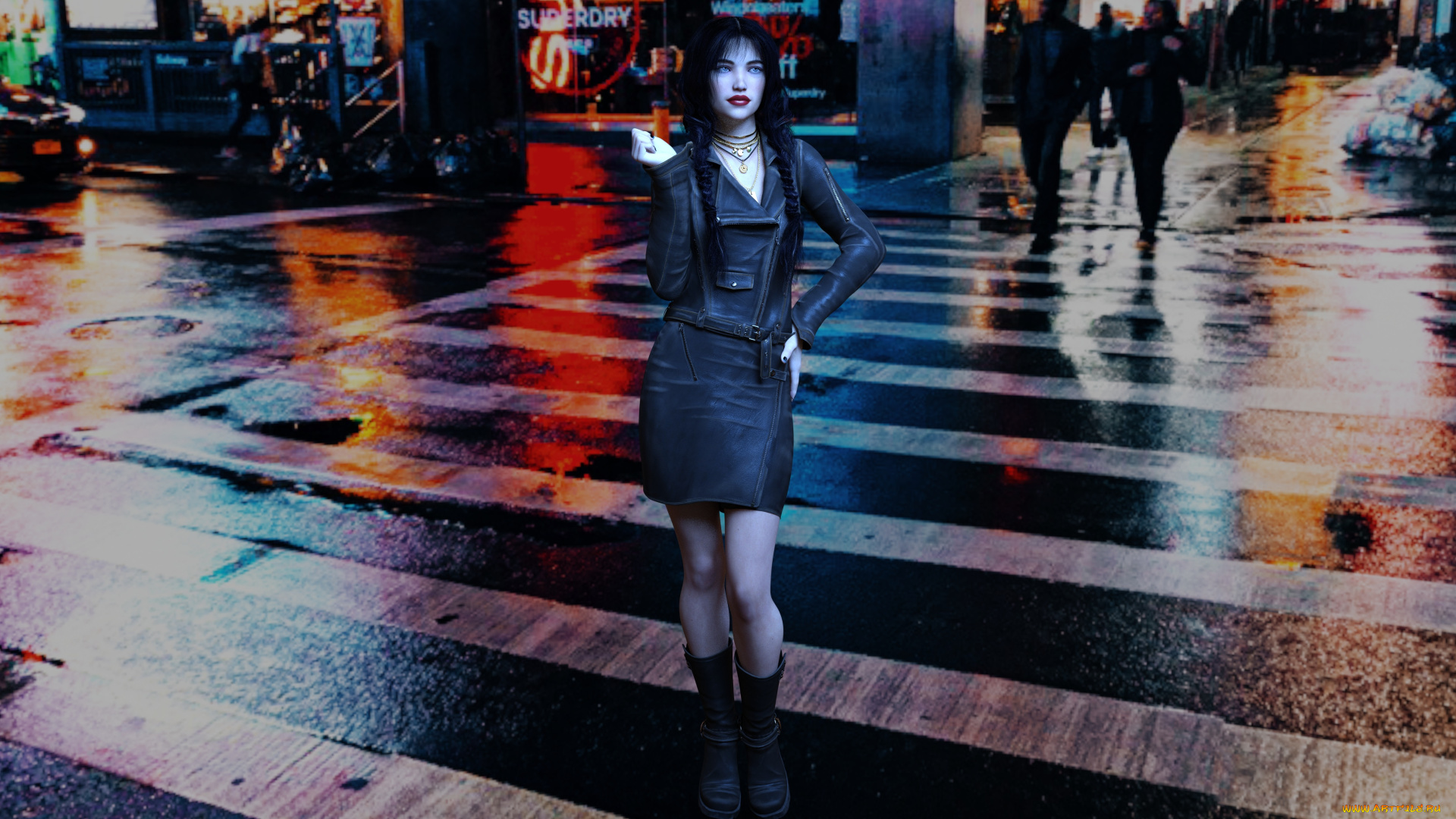 3д, графика, люди, , people, фон, девушка, взгляд