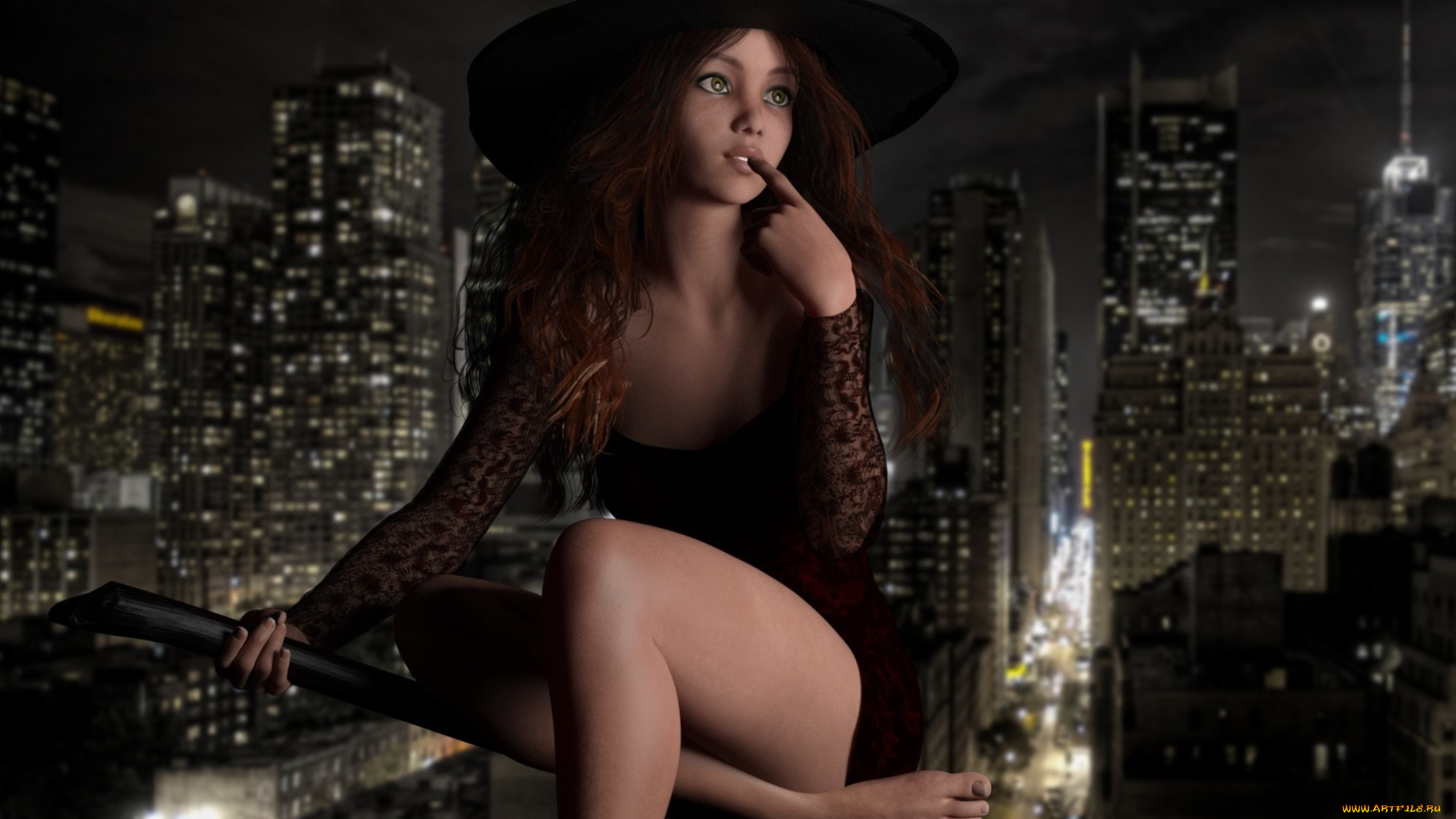 3д, графика, праздники, , holidays, фон, девушка, взгляд