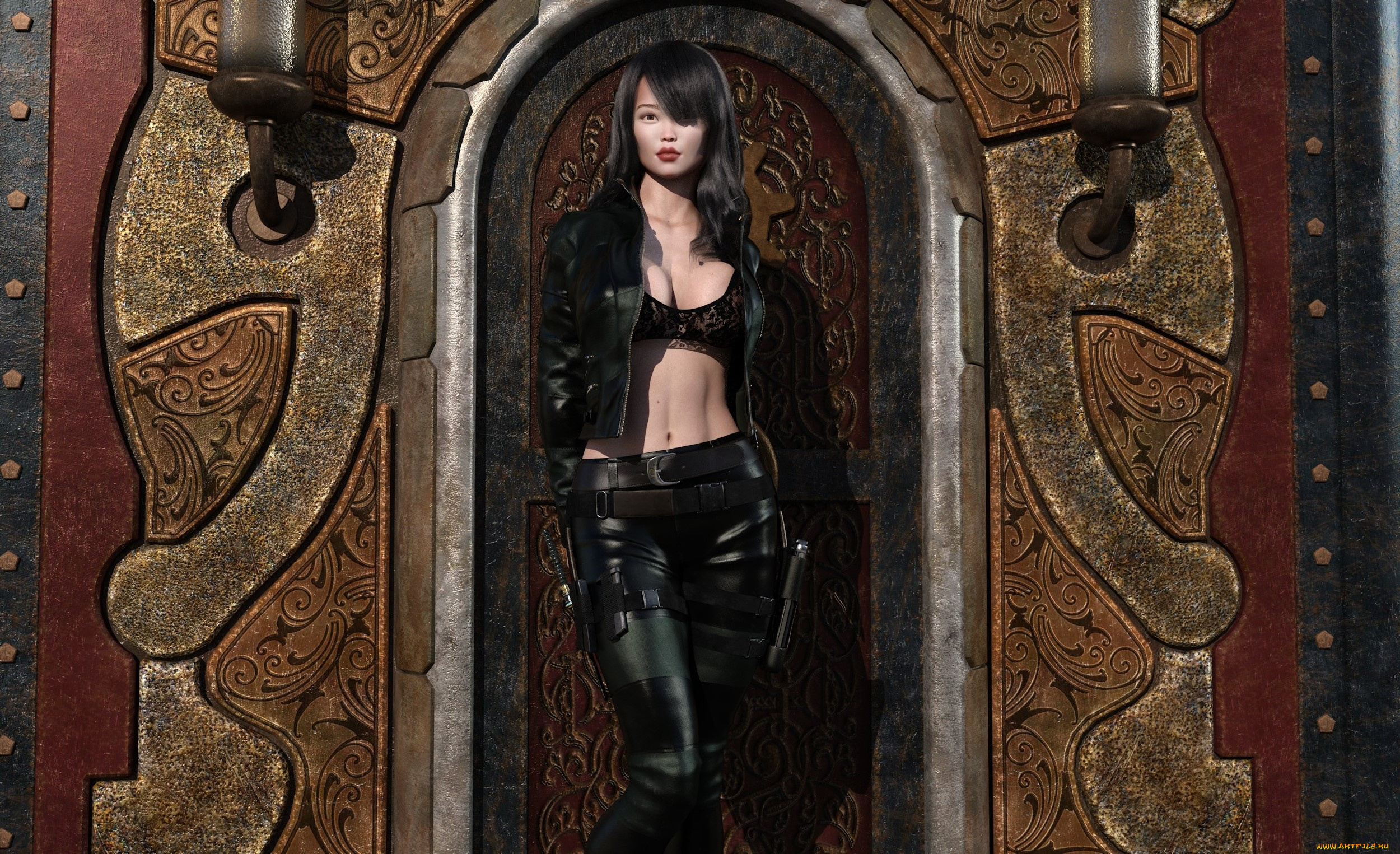 3д, графика, люди, , people, фон, девушка, взгляд