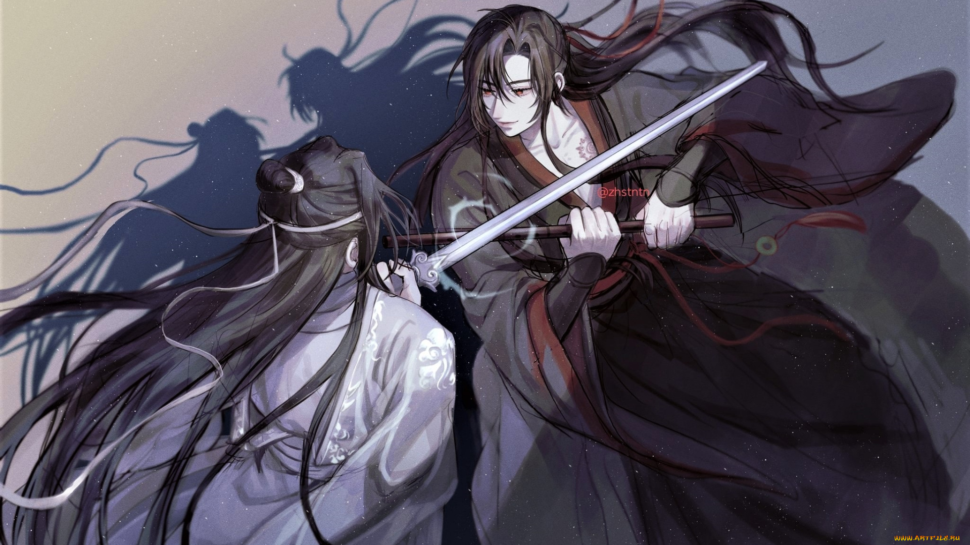 аниме, mo, dao, zu, shi, вэй, усянь, лань, ванцзы, бой