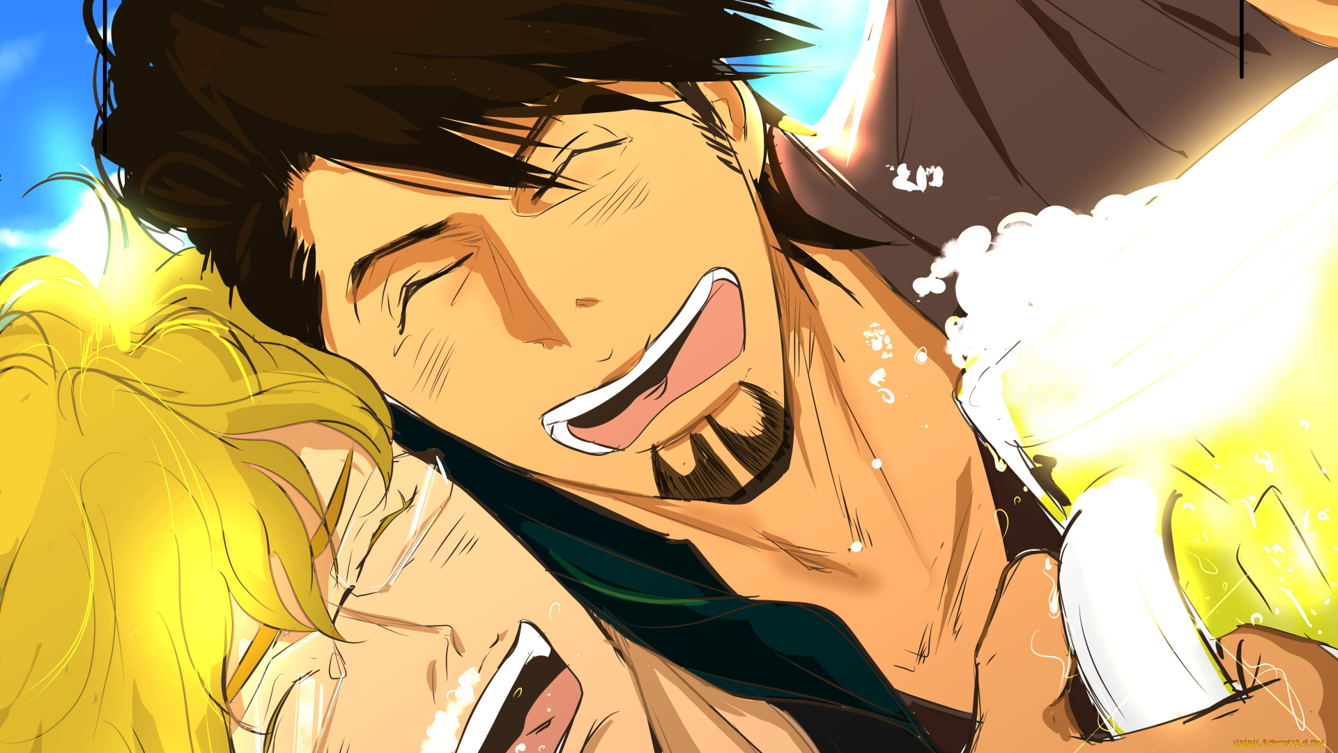 аниме, tiger, and, bunny, тигр, и, кролик