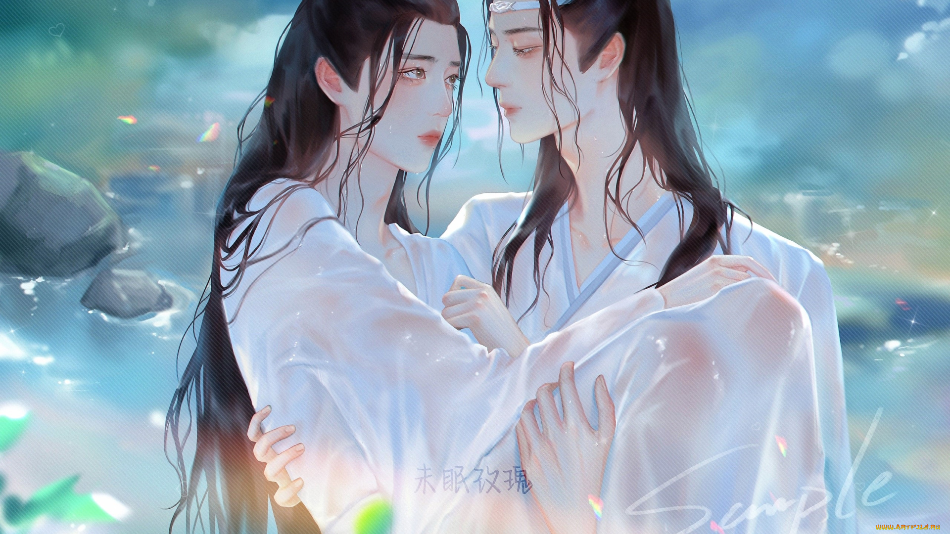 рисованное, кино, , мультфильмы, вэй, усянь, лань, ванцзы, озеро