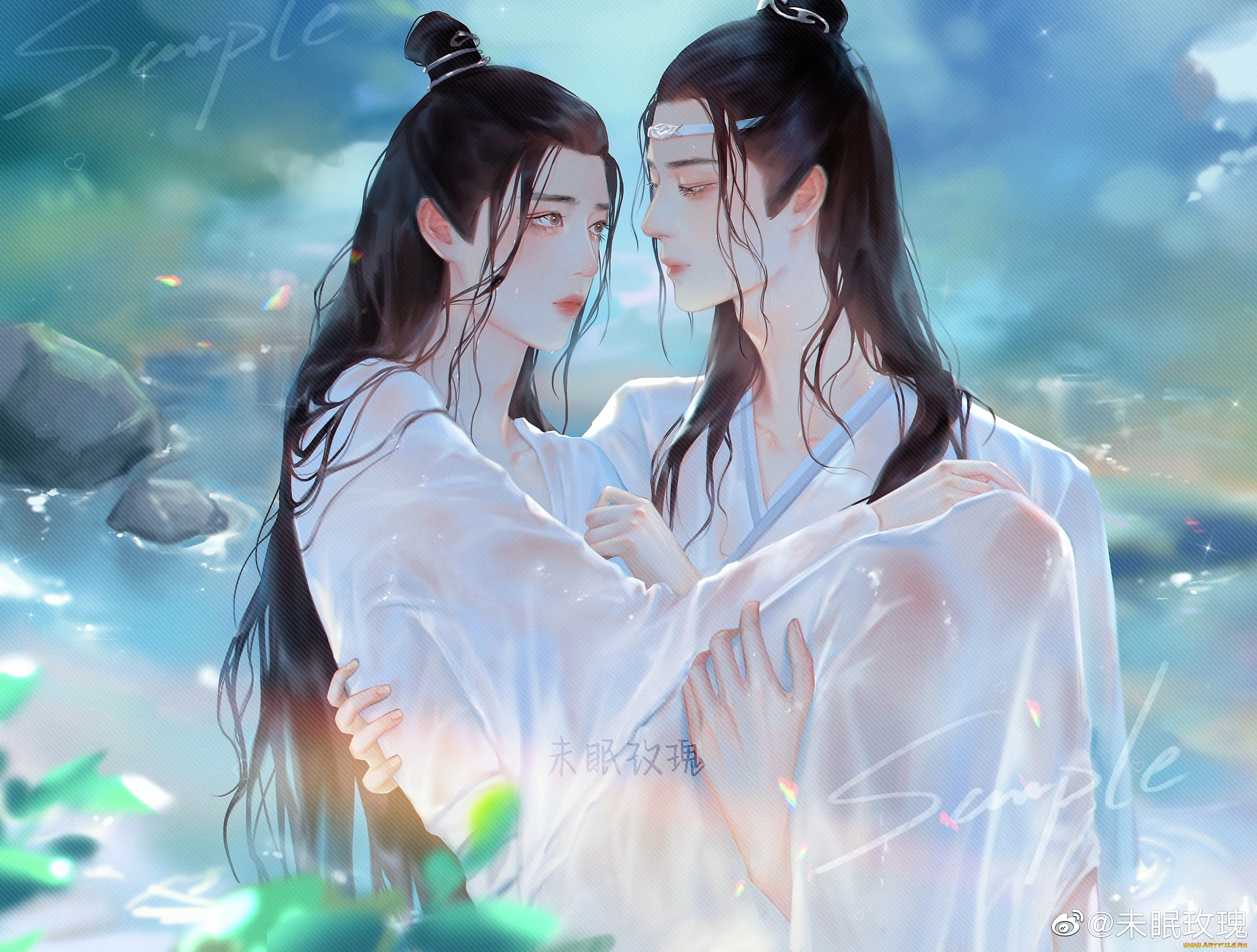 рисованное, кино, , мультфильмы, вэй, усянь, лань, ванцзы, озеро