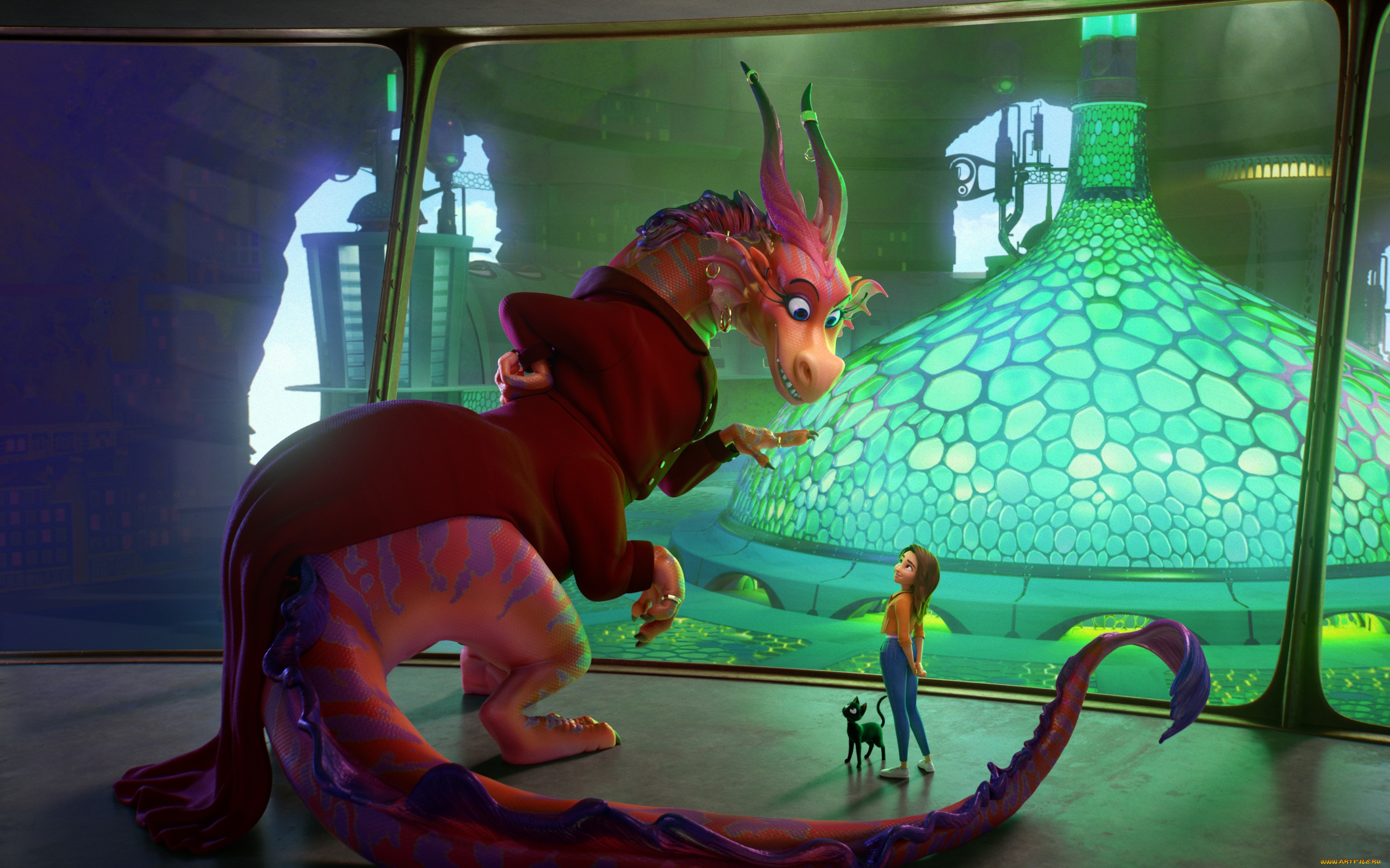 luck, ||, 2022, мультфильмы, luck, the, dragon, bob, sam, greenfield, мультфильм, персонаж