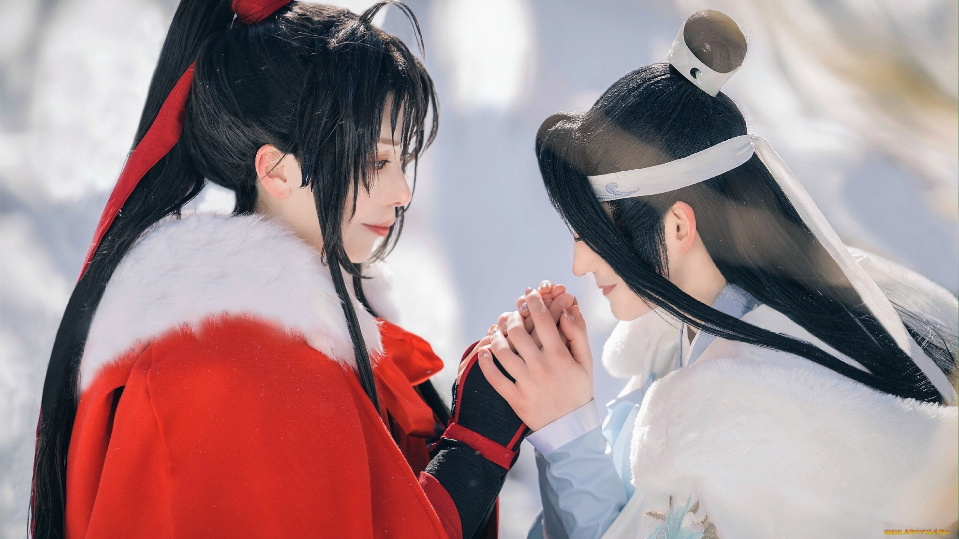 девушки, -, креатив, , косплей, образы, костюмы, пара