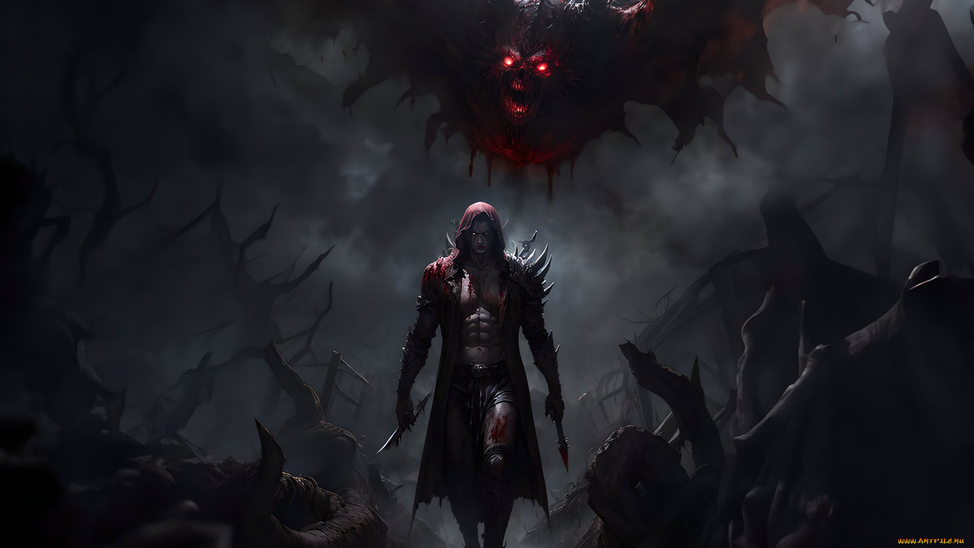 фэнтези, демоны, нейросети, графика, нейроарт, ai, art, нейронные, сети, рисунки, нейро, искусство