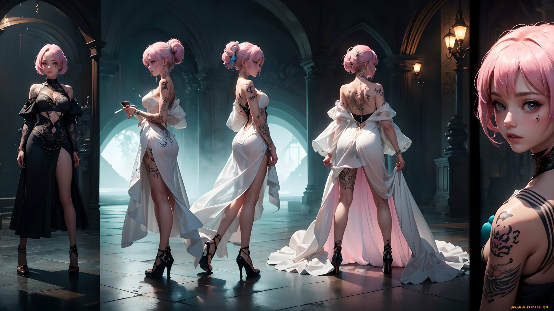 фэнтези, девушки, нейросети, графика, нейроарт, ai, art, нейронные, сети, рисунки, нейро, искусство