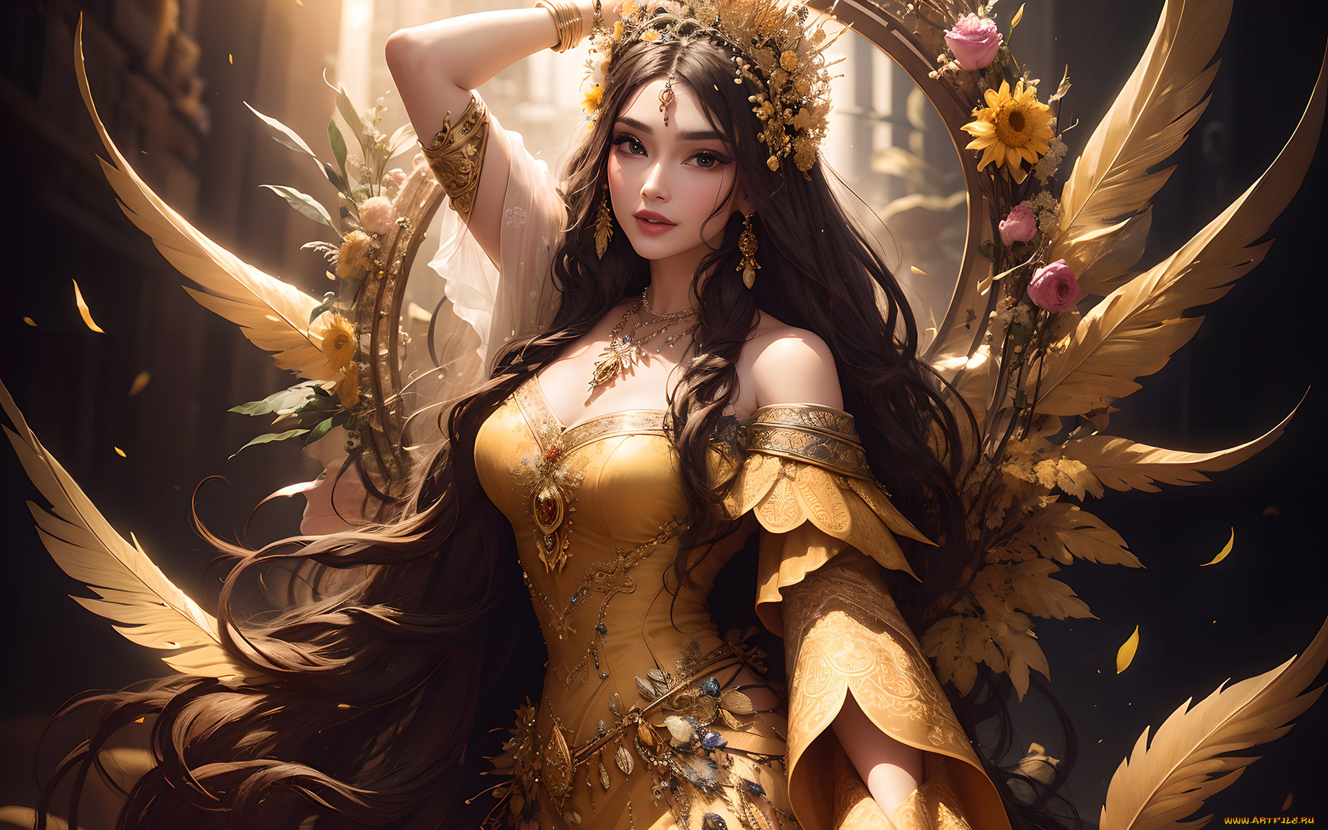 фэнтези, девушки, нейросети, графика, нейроарт, ai, art, нейронные, сети, рисунки, нейро, искусство