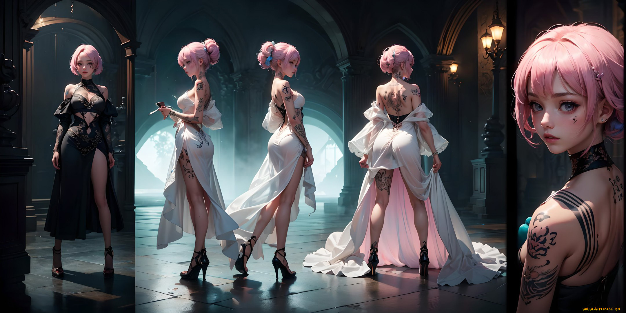 фэнтези, девушки, нейросети, графика, нейроарт, ai, art, нейронные, сети, рисунки, нейро, искусство