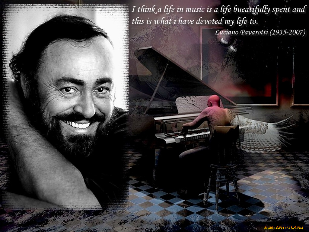 luciano, pavarotti, музыка