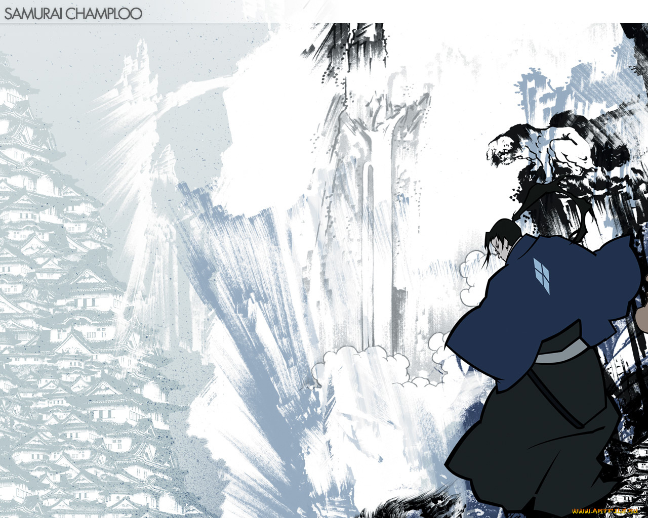 аниме, samurai, champloo