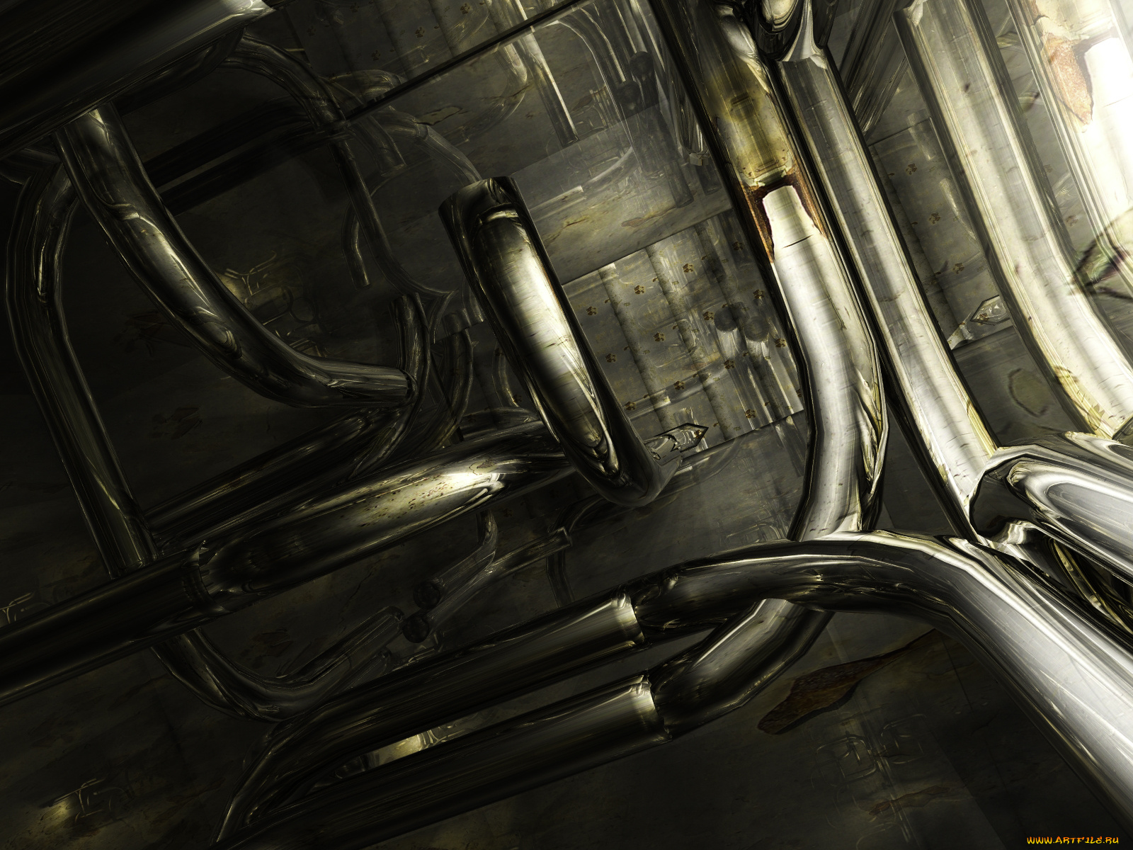 3д, графика, abstract, абстракции, абстракция, трубы