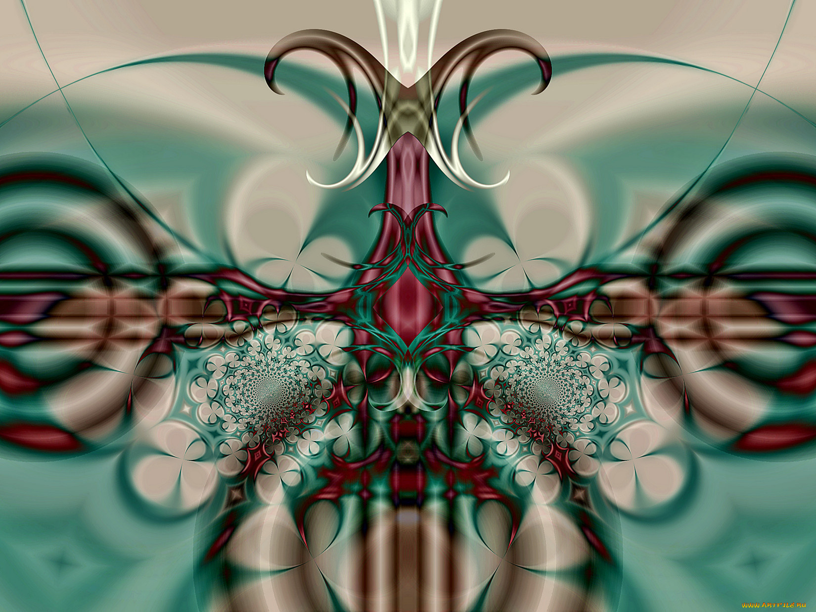 3д, графика, fractal, фракталы, фрактал