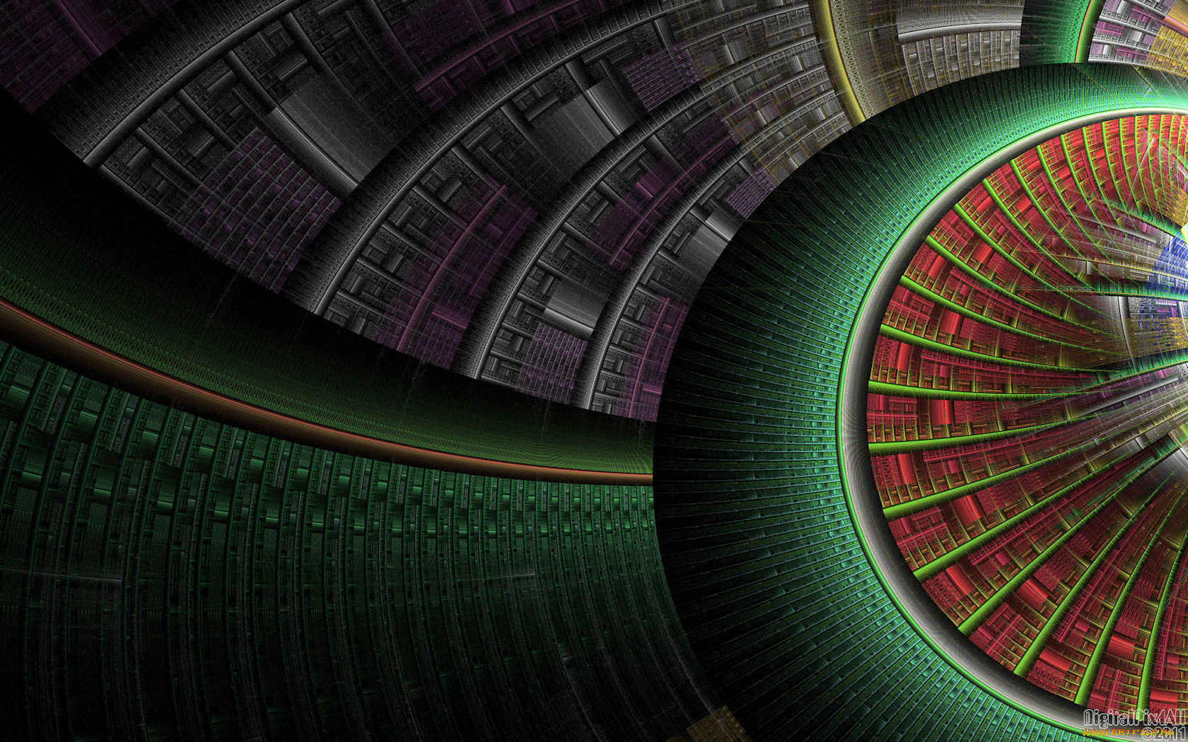 3д, графика, fractal, фракталы, абстракция