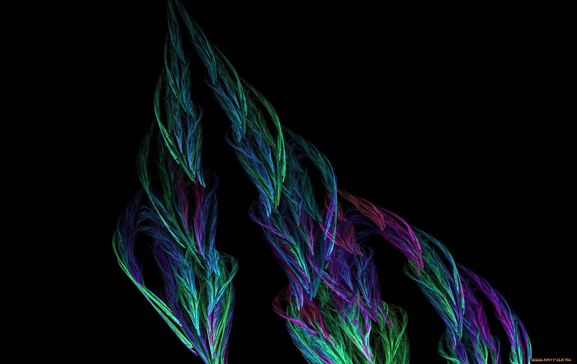 3д, графика, fractal, фракталы, абстракция