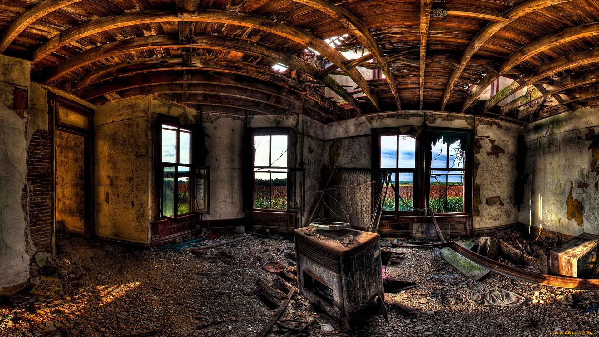 разное, развалины, руины, металлолом, бардак, развал, вещи