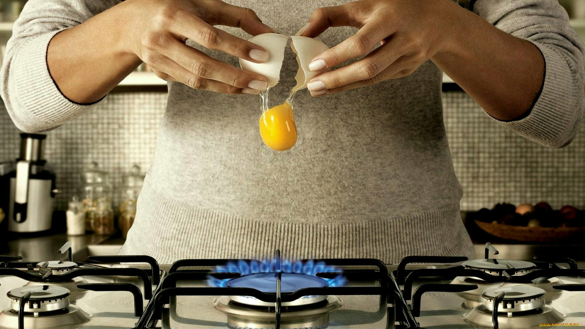 юмор, приколы, плита, яйцо