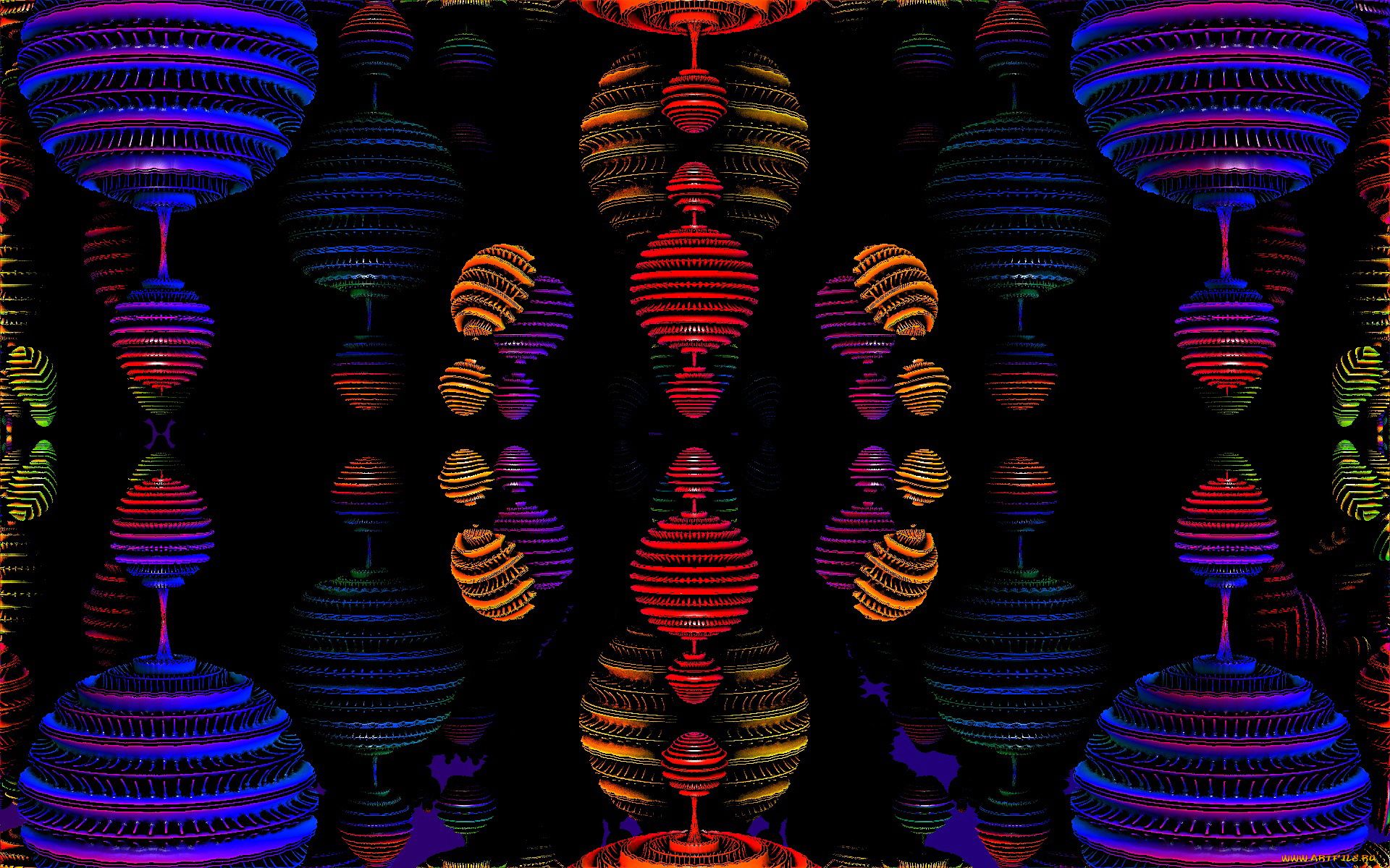 3д, графика, fractal, фракталы, фрактал