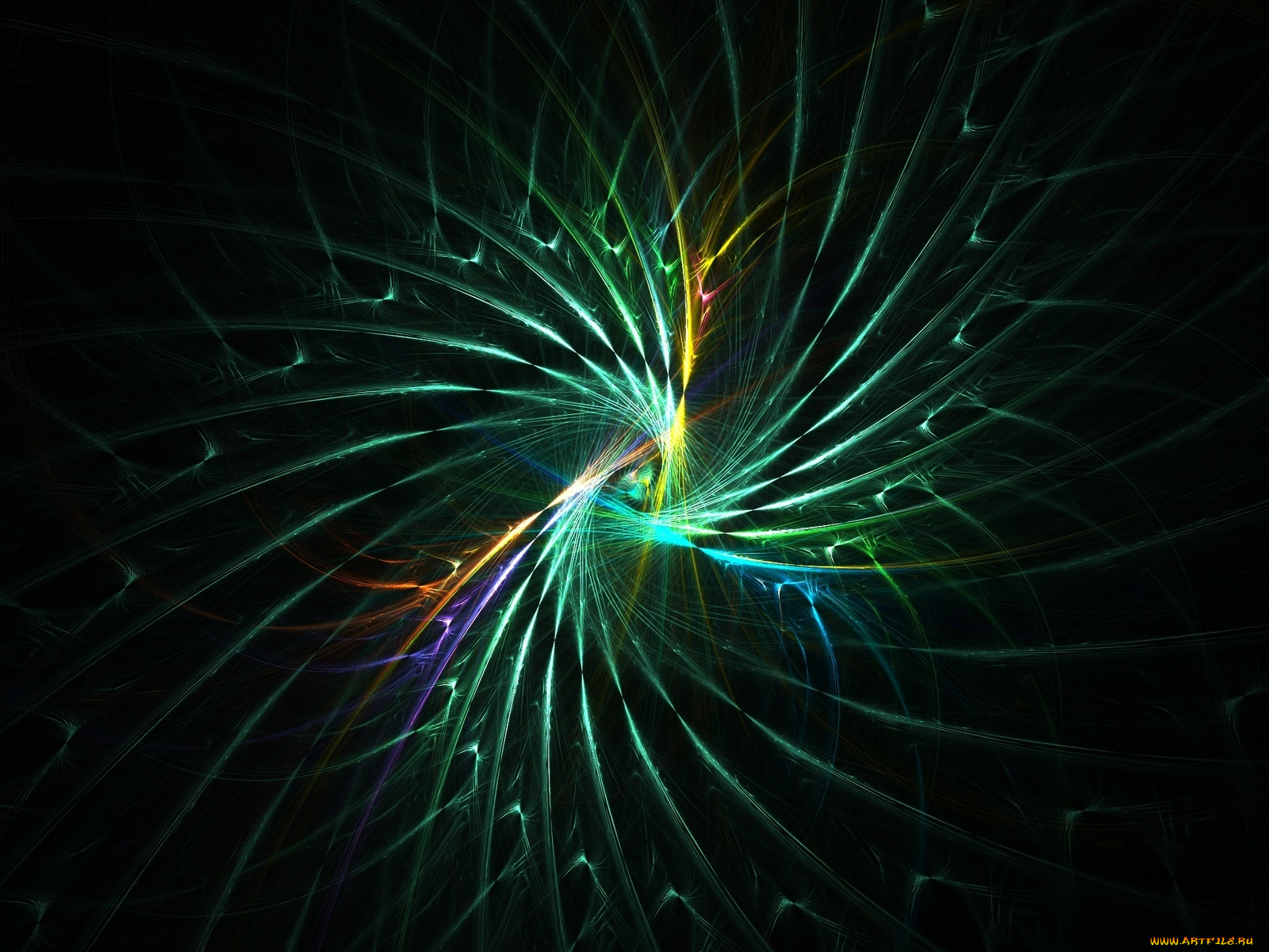 3д, графика, fractal, фракталы, узор, цвета, фон