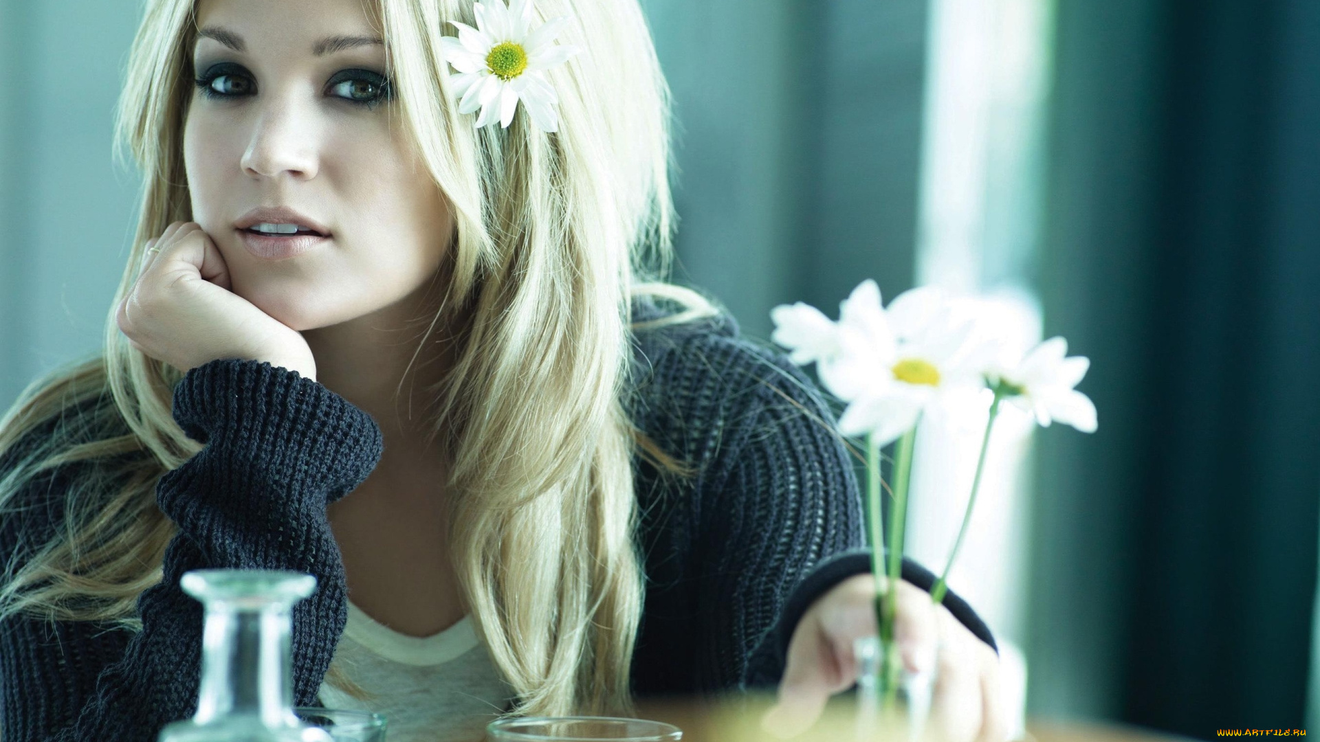 carrie, underwood, музыка, ромашка