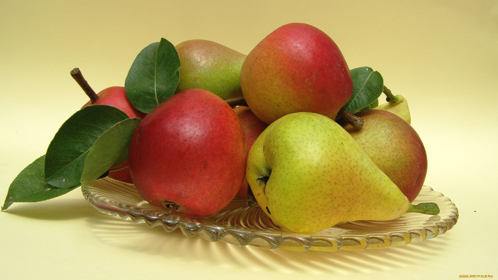 еда, груши, тарелка