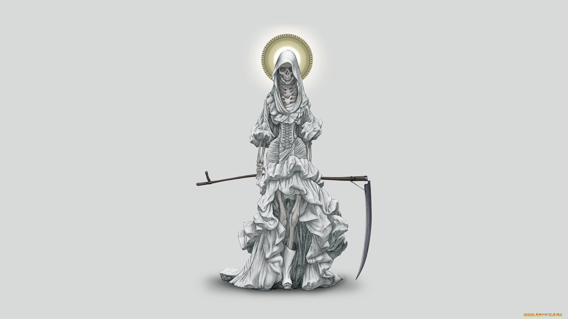 фэнтези, нежить, коса, смерть