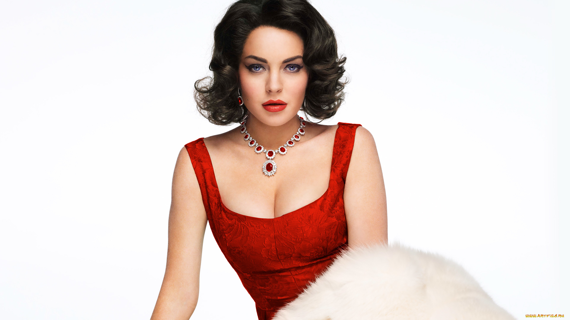 liz, and, dick, кино, фильмы, lindsay, lohan, мех, колье, серьги