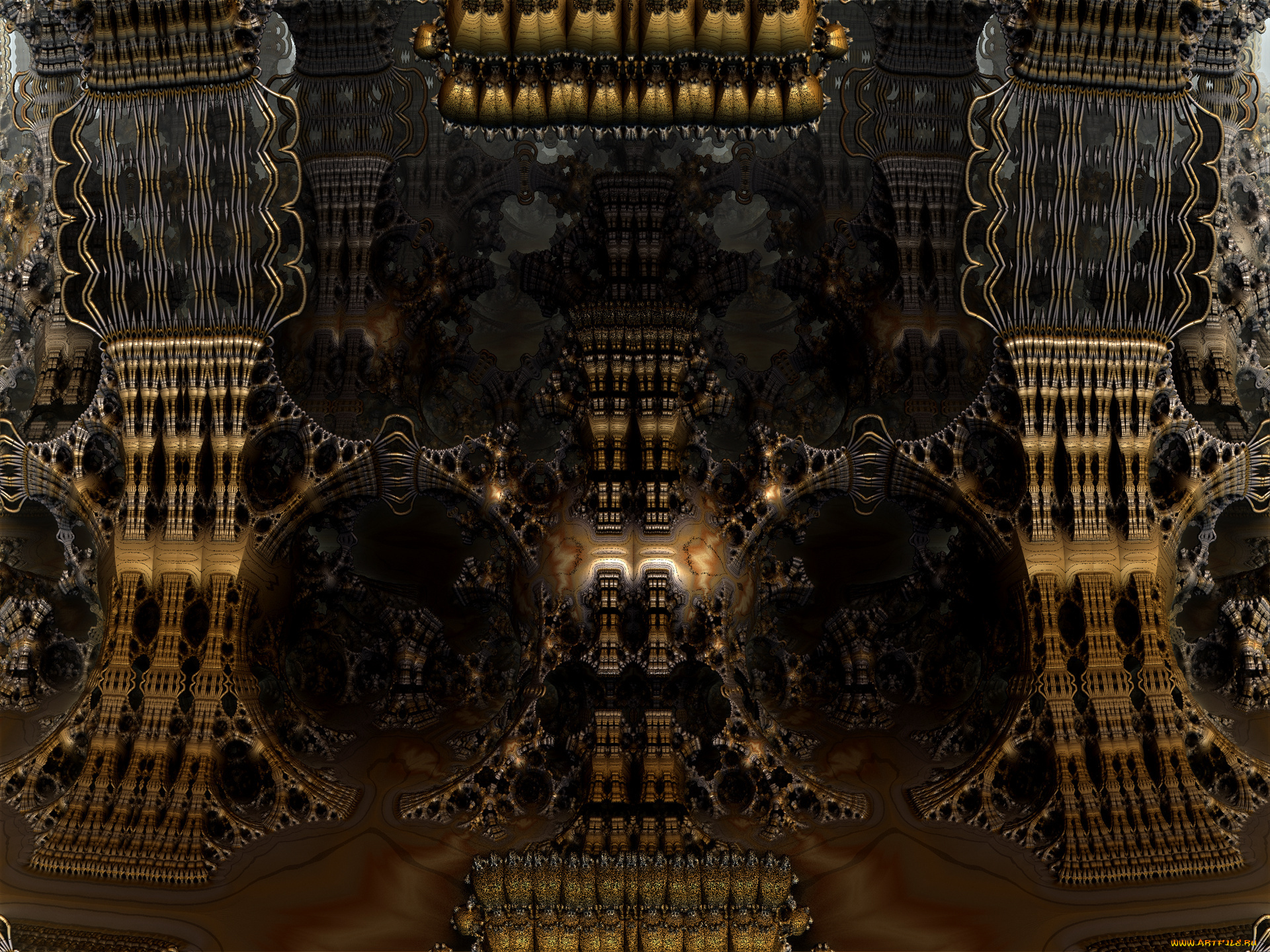 3д, графика, fractal, фракталы, узор
