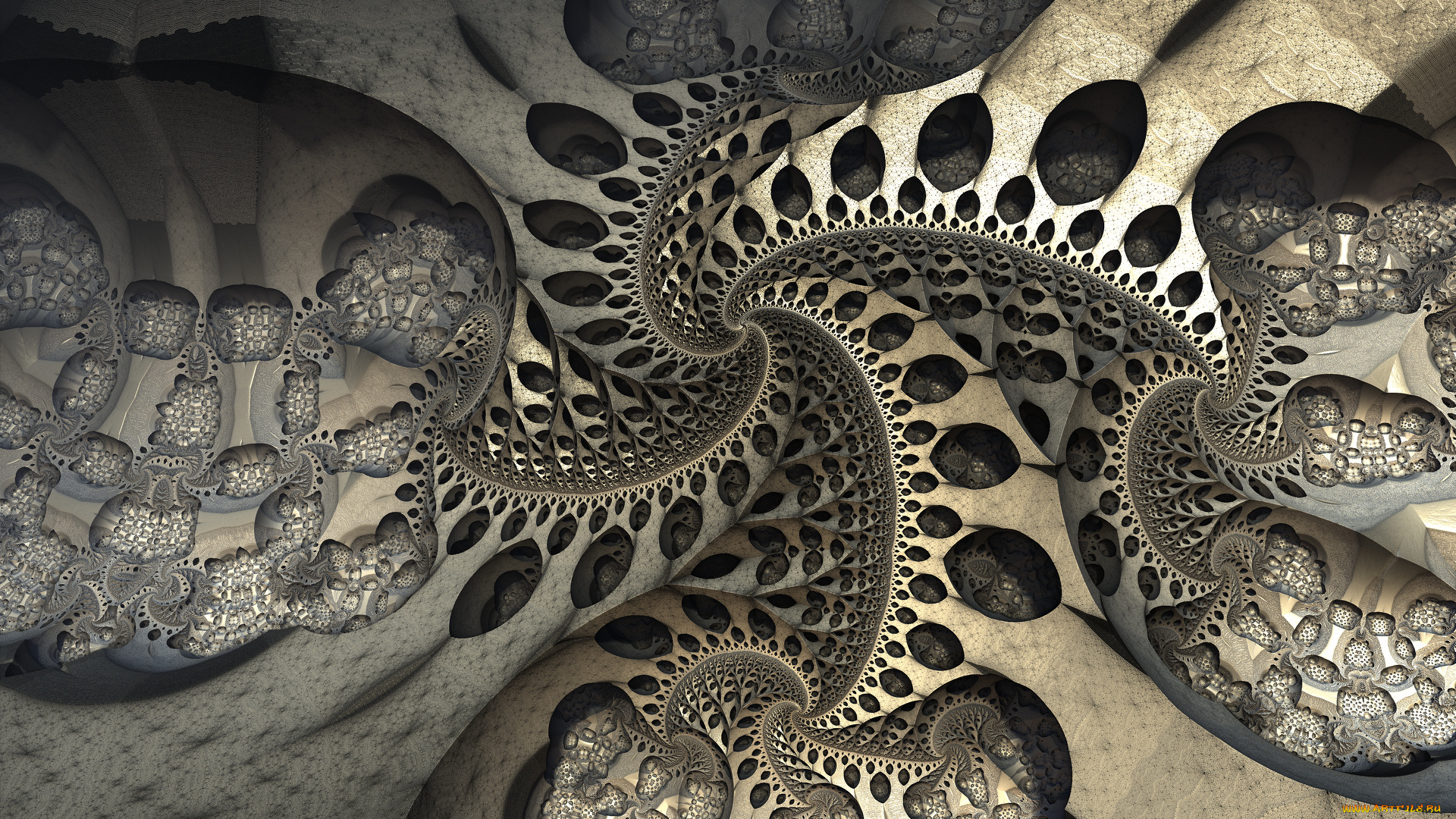 3д, графика, фракталы, , fractal, цвета, узор, фон