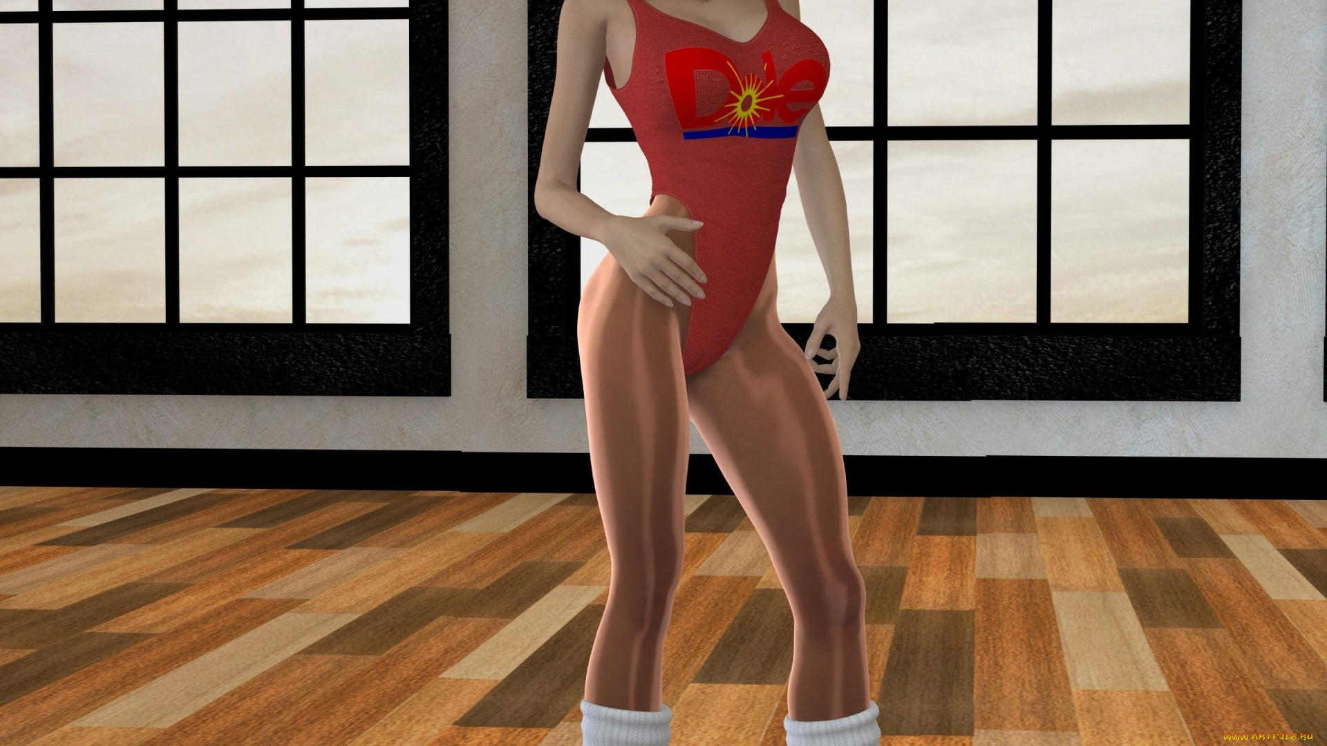 3д, графика, люди, , people, девушка, купальник, взгляд