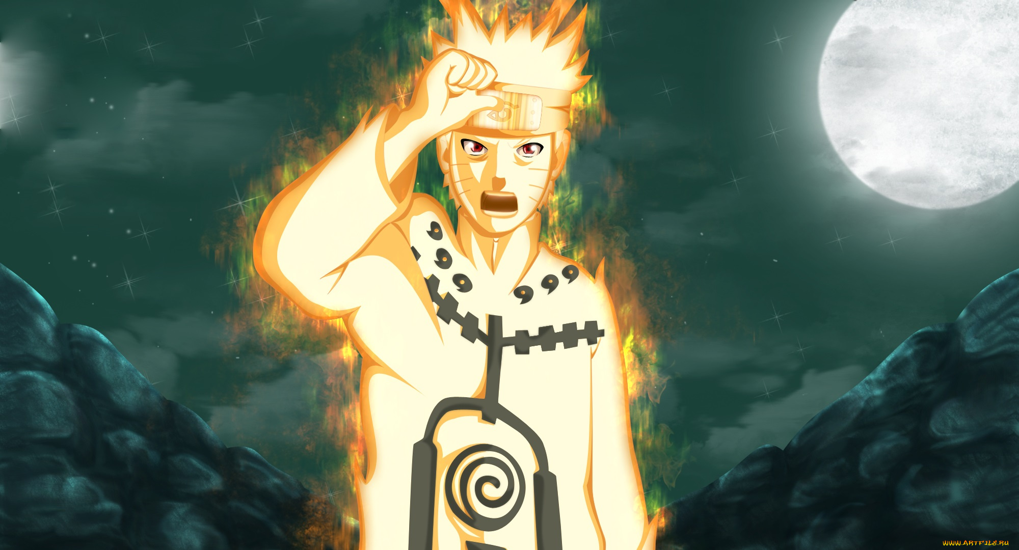 аниме, naruto, наруто, узумаки