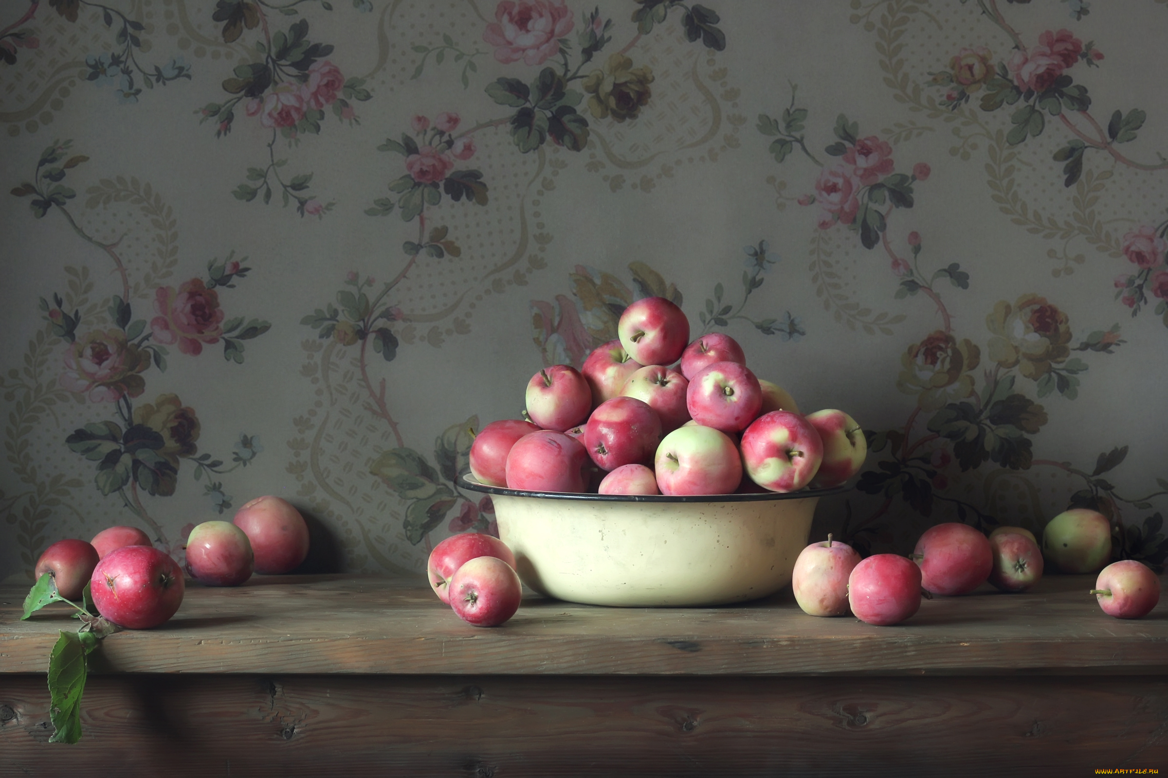 еда, Яблоки, миска