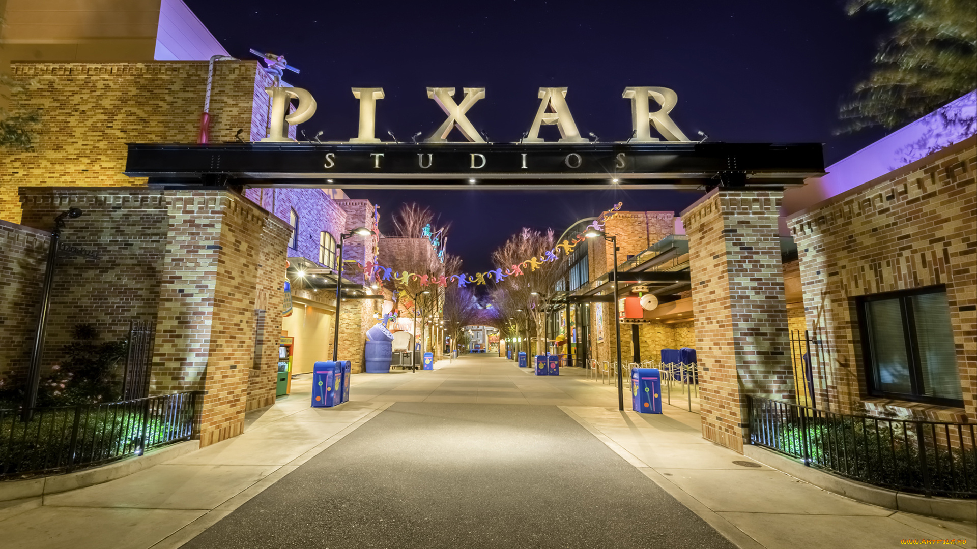 города, -, огни, ночного, города, greg, stevenson, photographer, photo, pixar, studios, вход