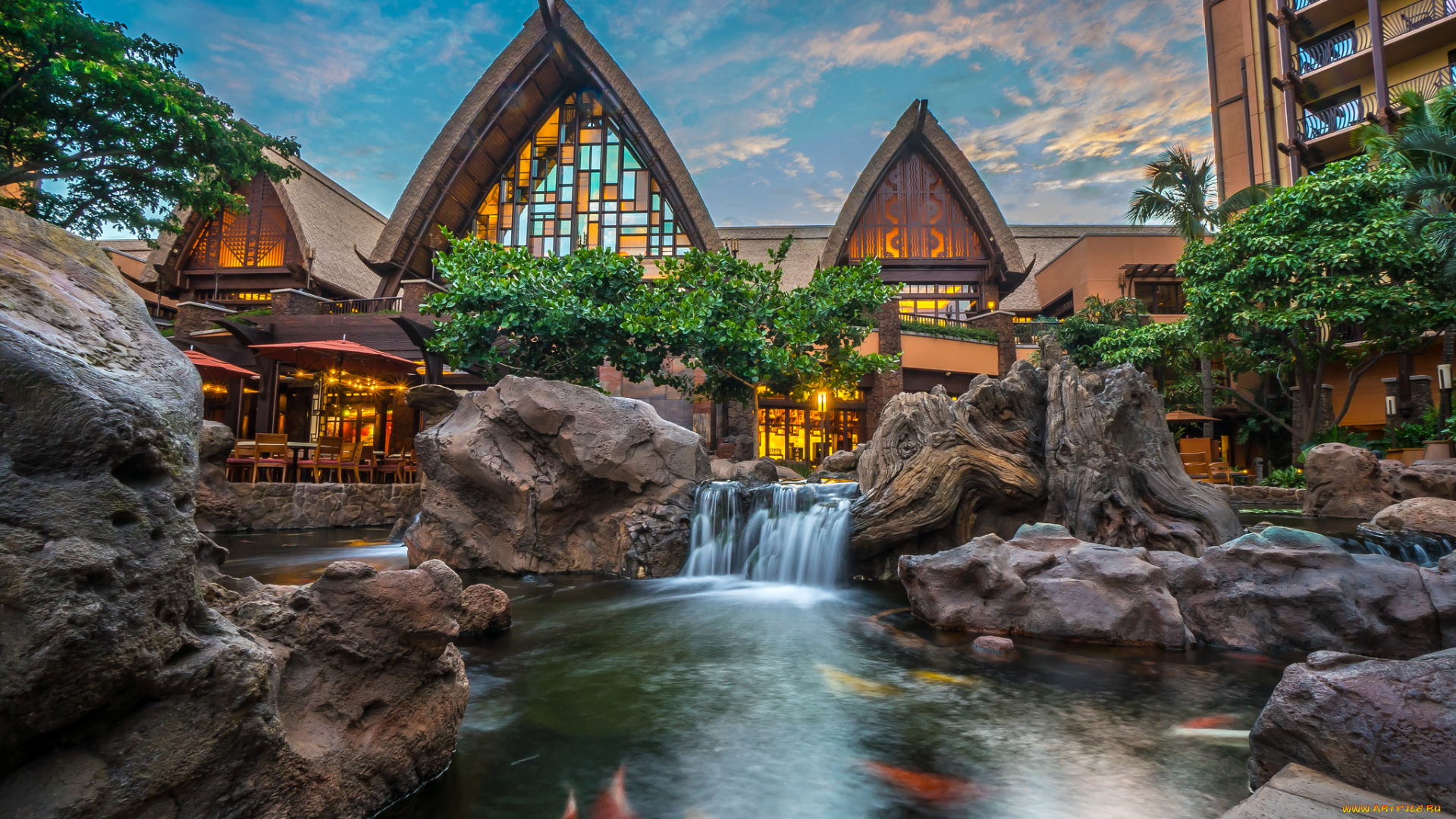 города, диснейленд, парк, аттракционы