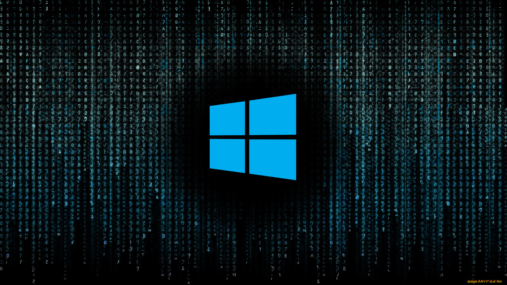 компьютеры, windows, 10, логотип, фон